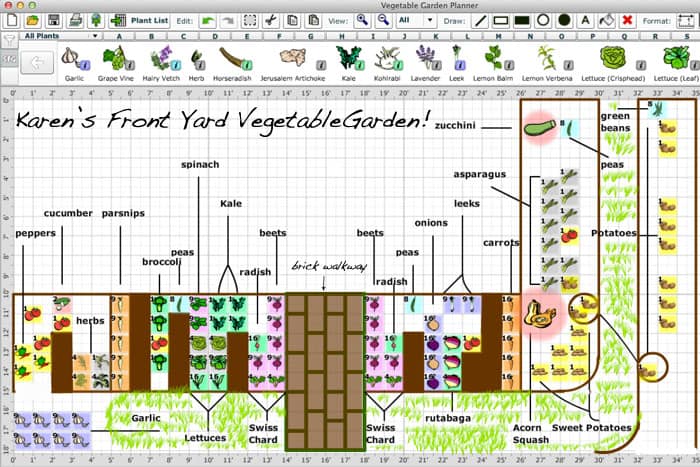 Food Garden Layout