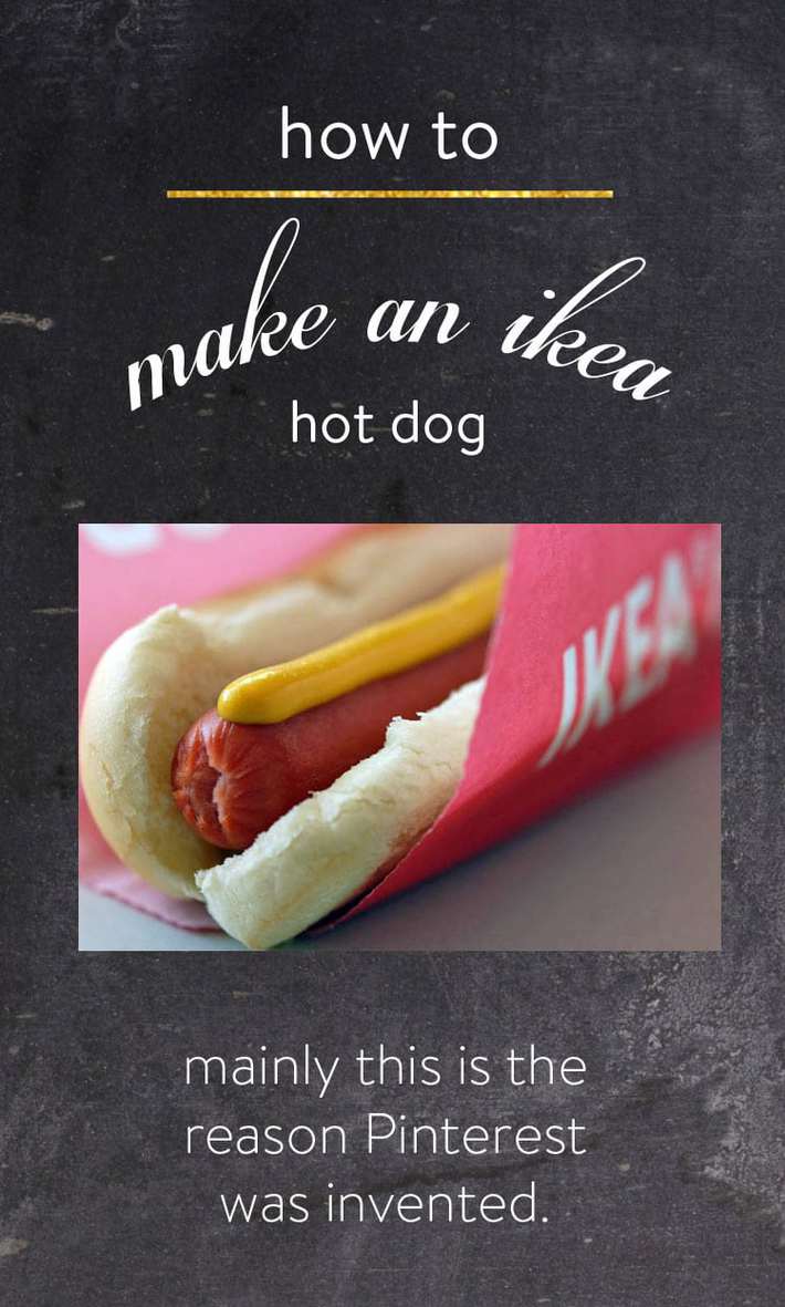 how to make an ikea hot dog