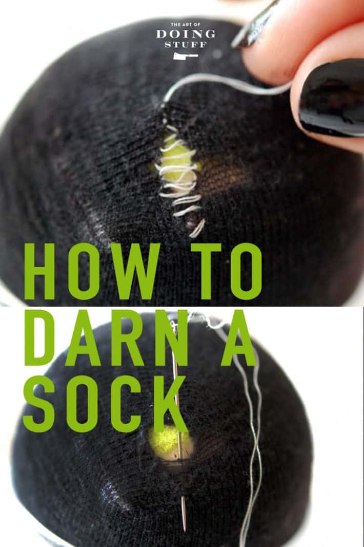 How to Darn a Sock in 3 Minutes