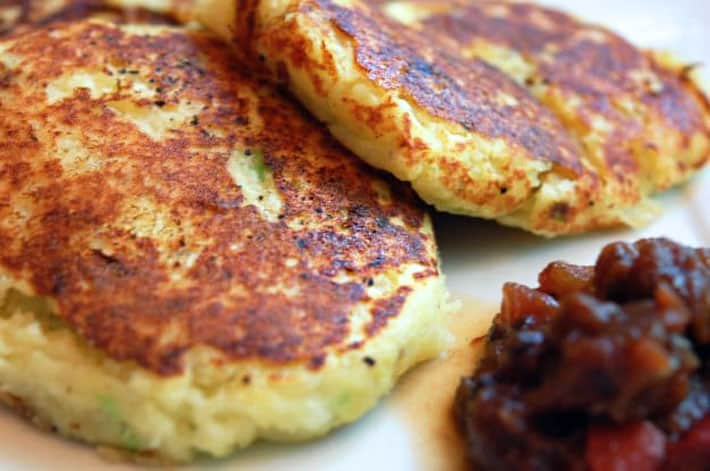 Crispy, Leftover Mashed Potato Pancakes (An Easy Recipe)
