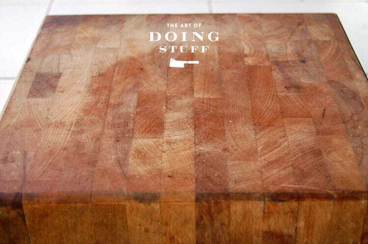 How To Clean A Wooden Cutting Board