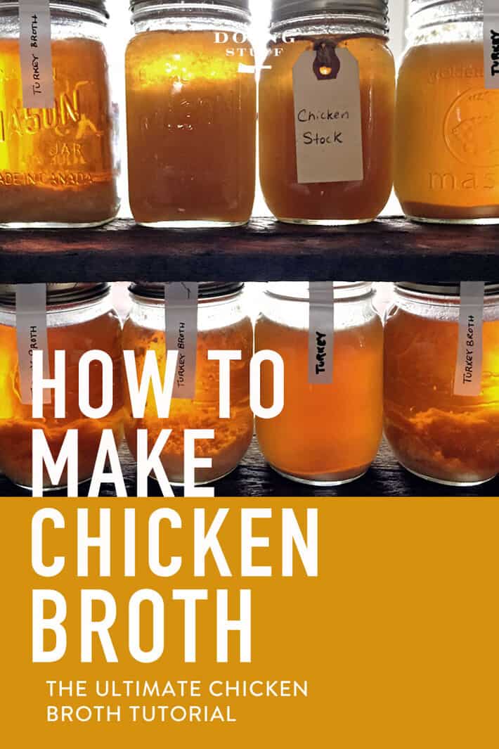 How to Make & Can Chicken Broth