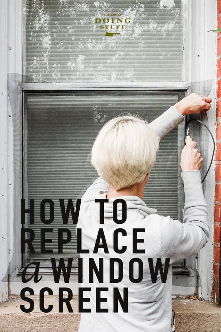 How to Replace a Window Screen