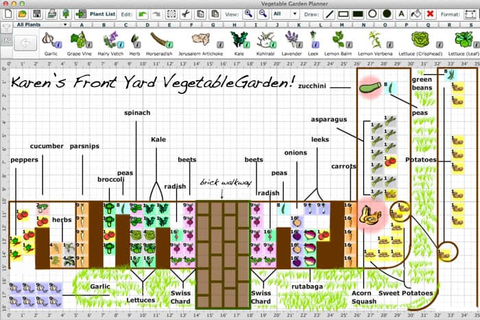 Vegetable Garden Planshow Much Room Will Get You How Many