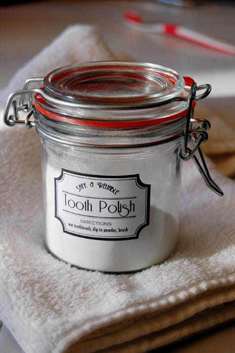 Tooth Polish label
