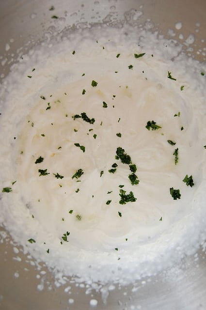 Whipped Cream with Cilantro