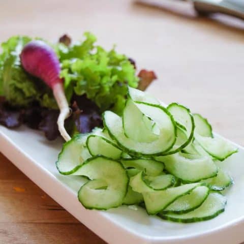 How to Slice a Cucumber the Fun Way!