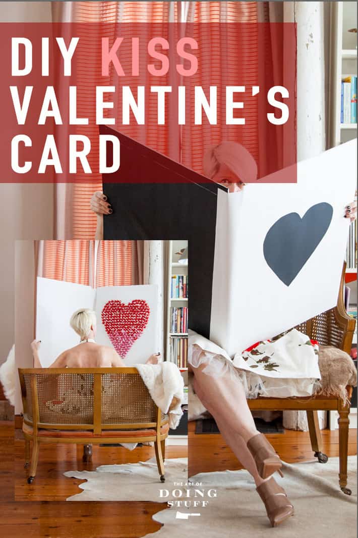 The DIY Candy Filled Valentine\'s Day Card.