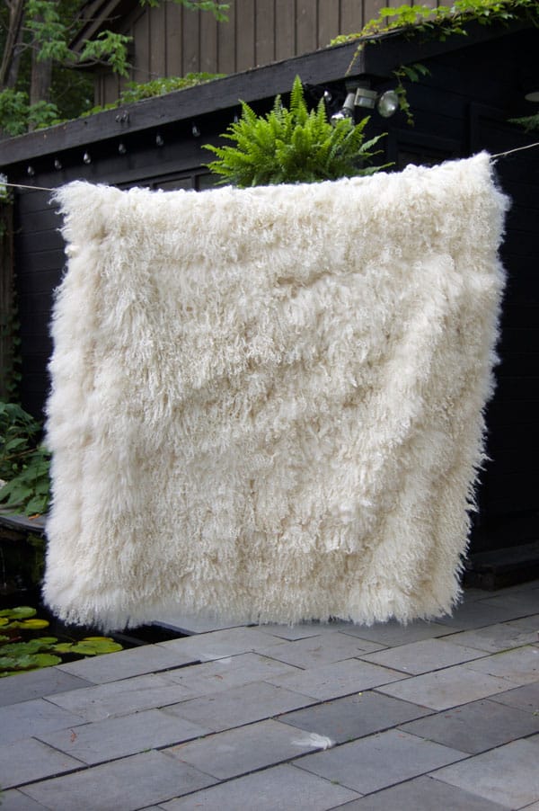 How to clean mongolian fur pillow 2025