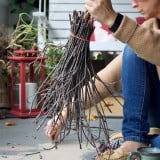An Easy, Creepy, DIY Witches Broom for Halloween.