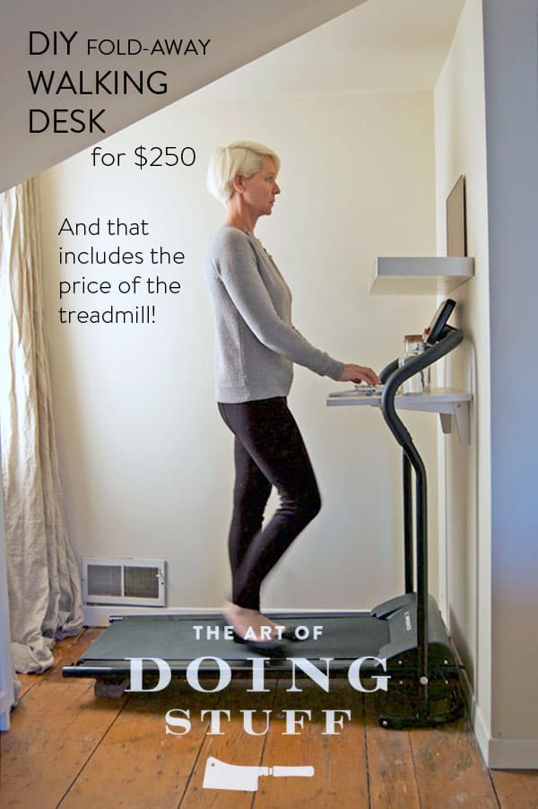 Diy Walking Desk For 250 And That Includes The Treadmill The Art