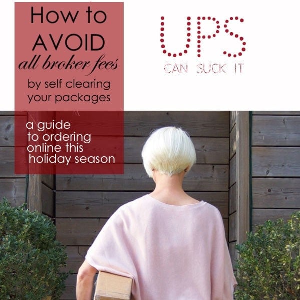 How to Avoid UPS Broker Fees From Online Shopping.