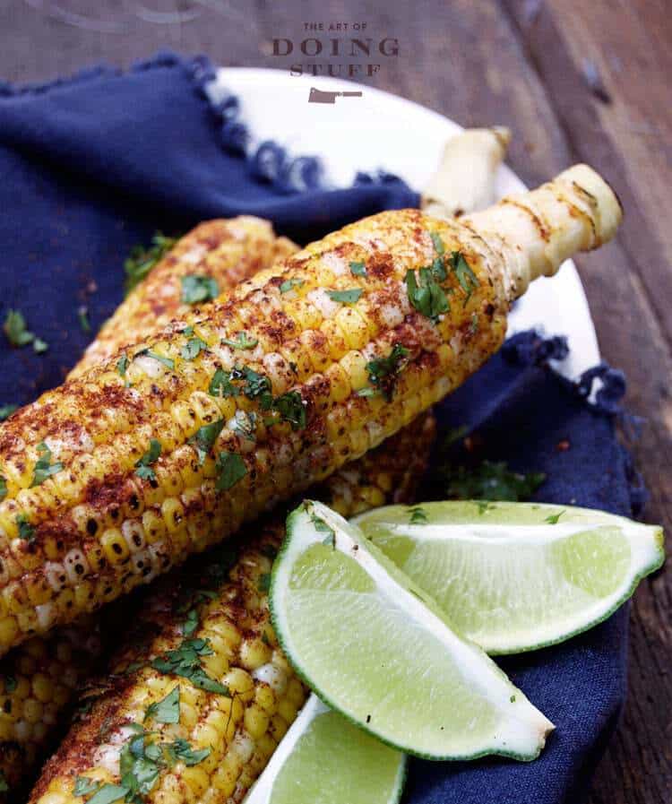 delicious looking indian street corn