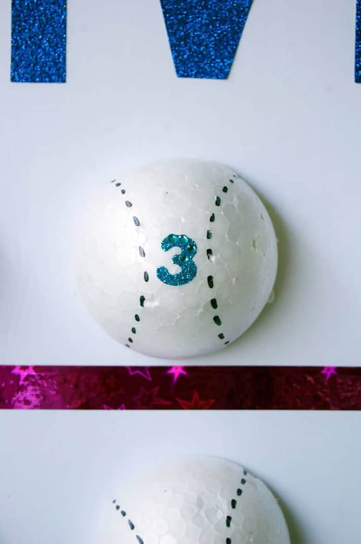 DIY birthday advent calendar for the baseball lover!