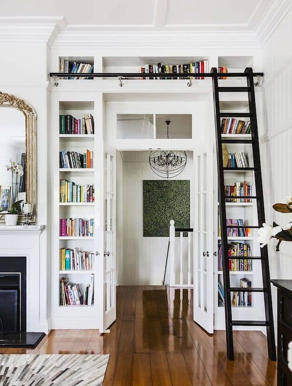 Built-In-Bookshelves-Around-Doorway