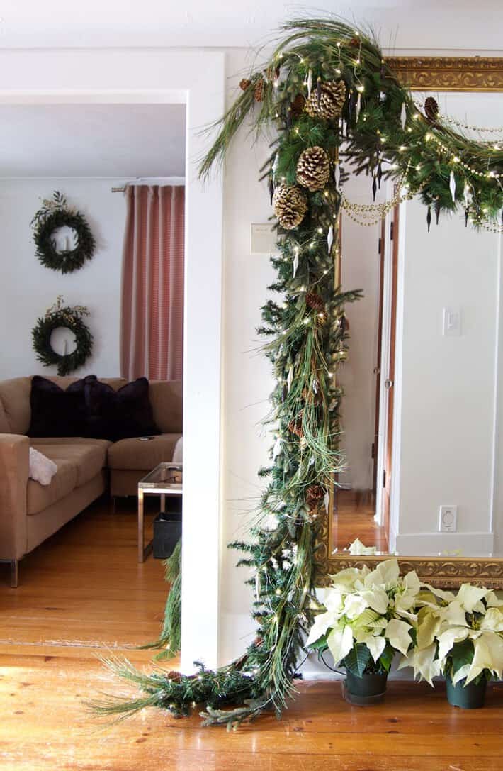 thick christmas garland