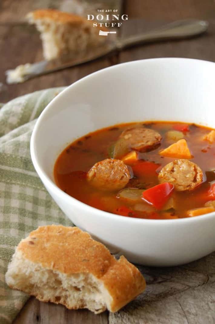 Sausage Vegetable Soup Recipe