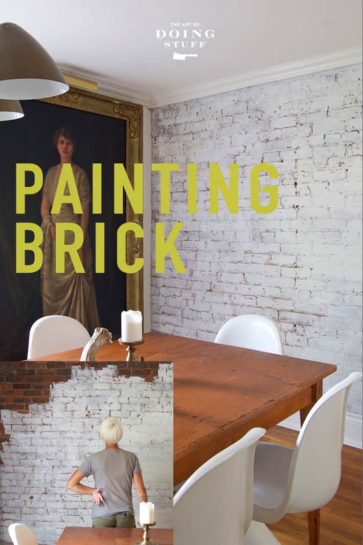 How to Paint a Brick Wall.