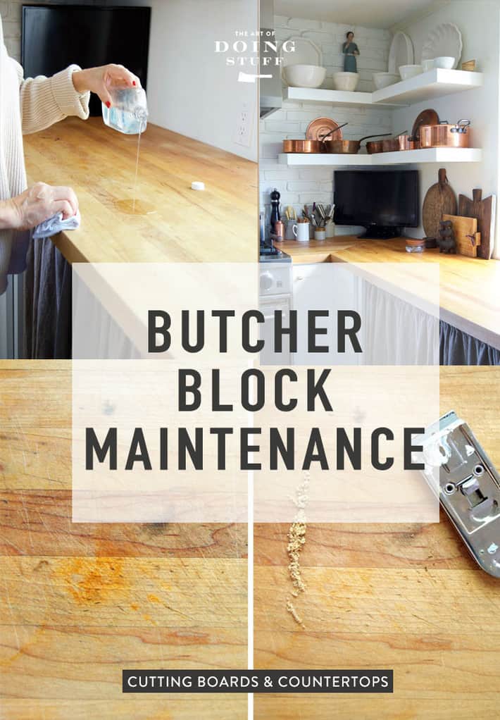 The Complete Guide to Maintaining Butcher Block Counters.