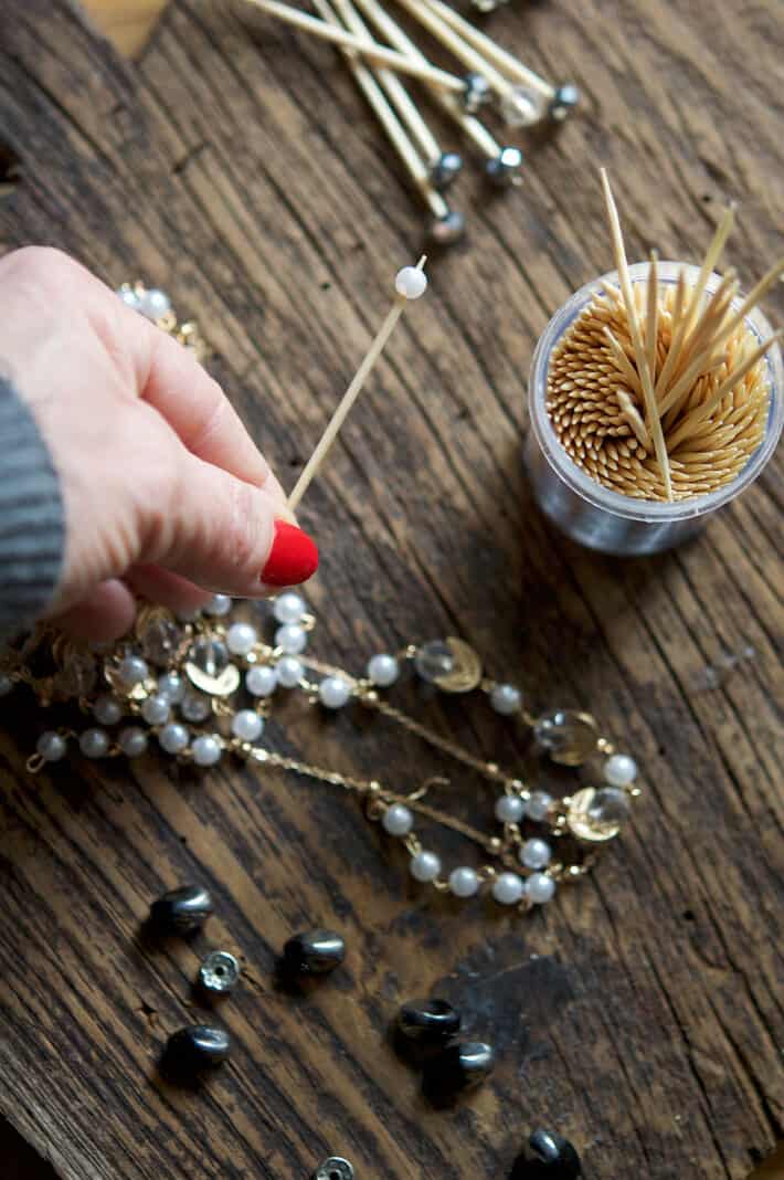 pearl tipped toothpicks