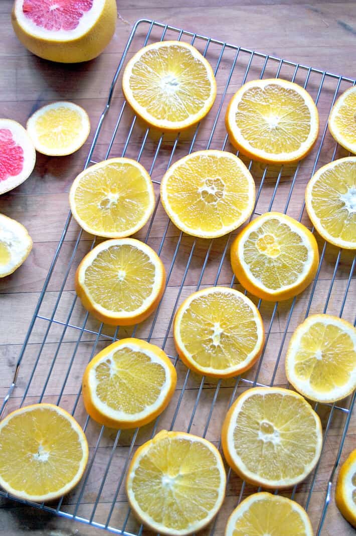 how to make dried orange slices