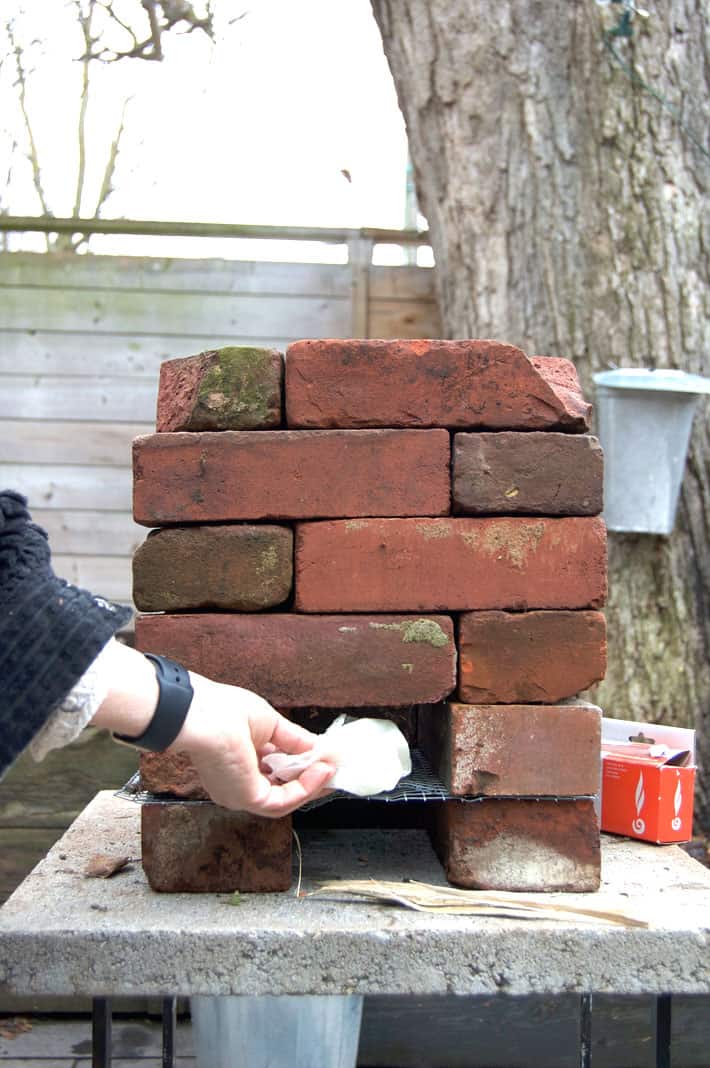 Adding a vegetable oil soaked paper towel to start a rocket stove is the BEST trick.