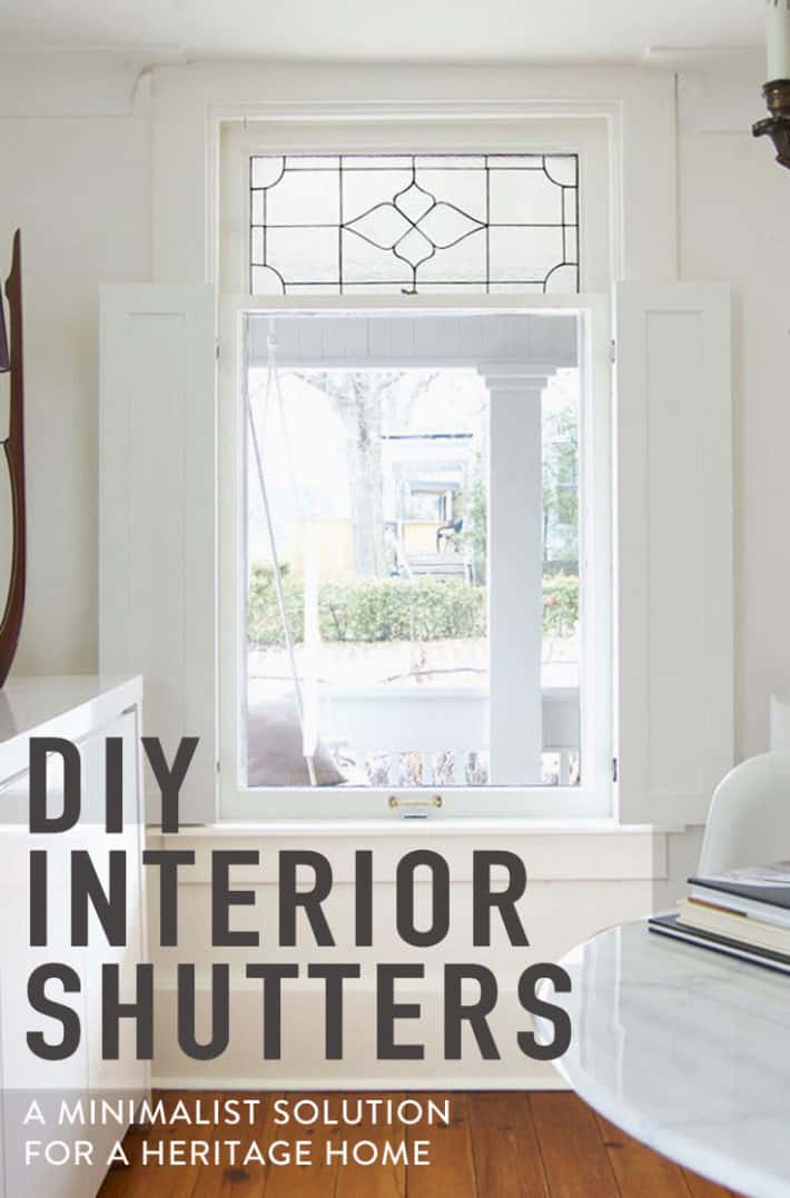 How to Build Interior Window Shutters.