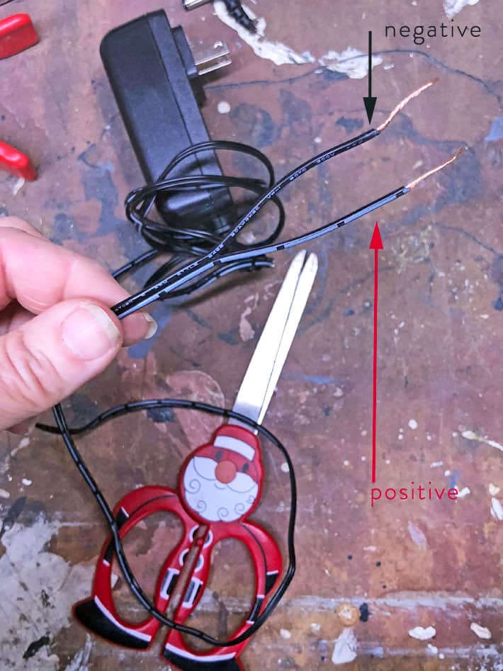 How to fix a new 18V battery that won't recharge. Positive and negative wires on AC adapter.