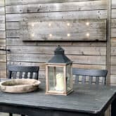 Make a Backyard Barn Board Light.  DIY Outdoor Lighting!