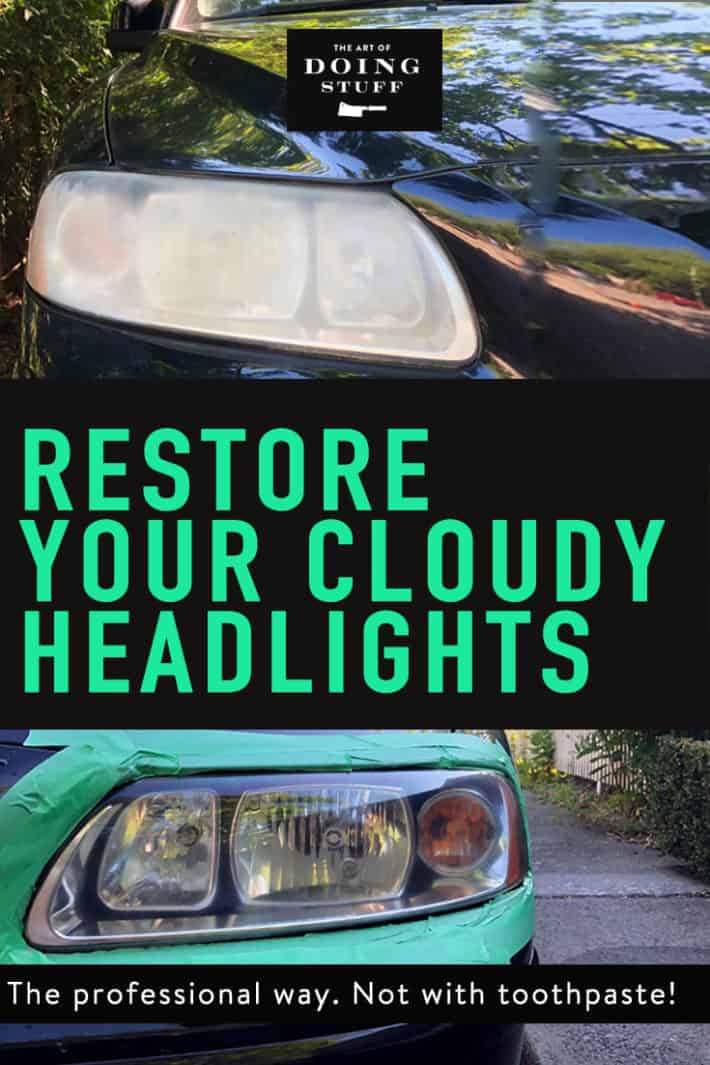 How to Clean Headlights. From Cloudy to Clear.