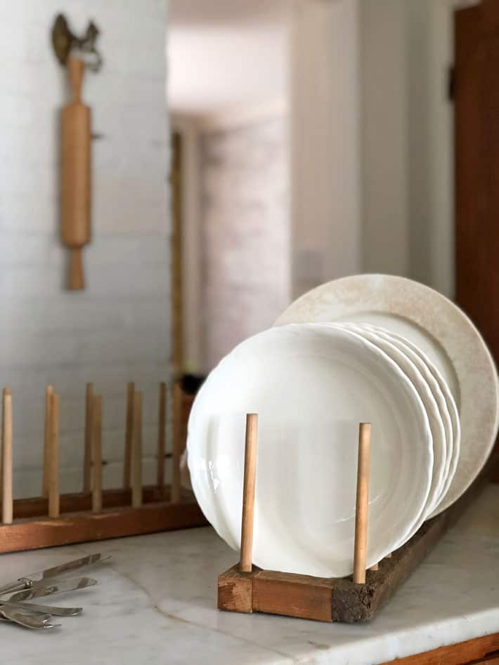 Make a DIY Antique Plate Rack The Art of Doing Stuff