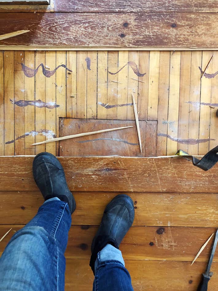 So I Ripped Up My Pine Floors On A Whim, How To Clean Old Hardwood Floors From 1910