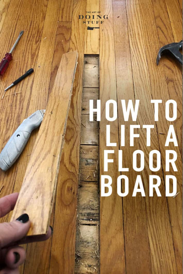 How to Remove a Single Piece of Hardwood Flooring.