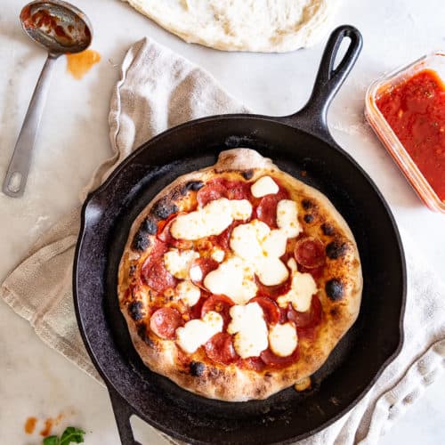 Cast Iron Skillet Pizza  Cooking on the Front Burner