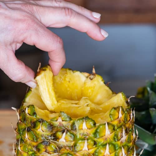 How to Eat a Pineapple by Pulling it Apart