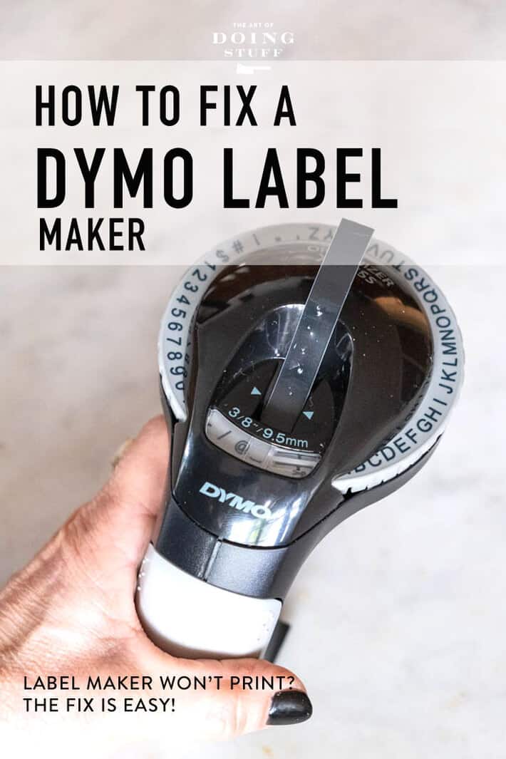 Is Your Retro Label Maker Not Printing?  I Have a Fix For That.