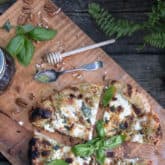 How to Make a Pesto Pizza with Goat Cheese & Honey