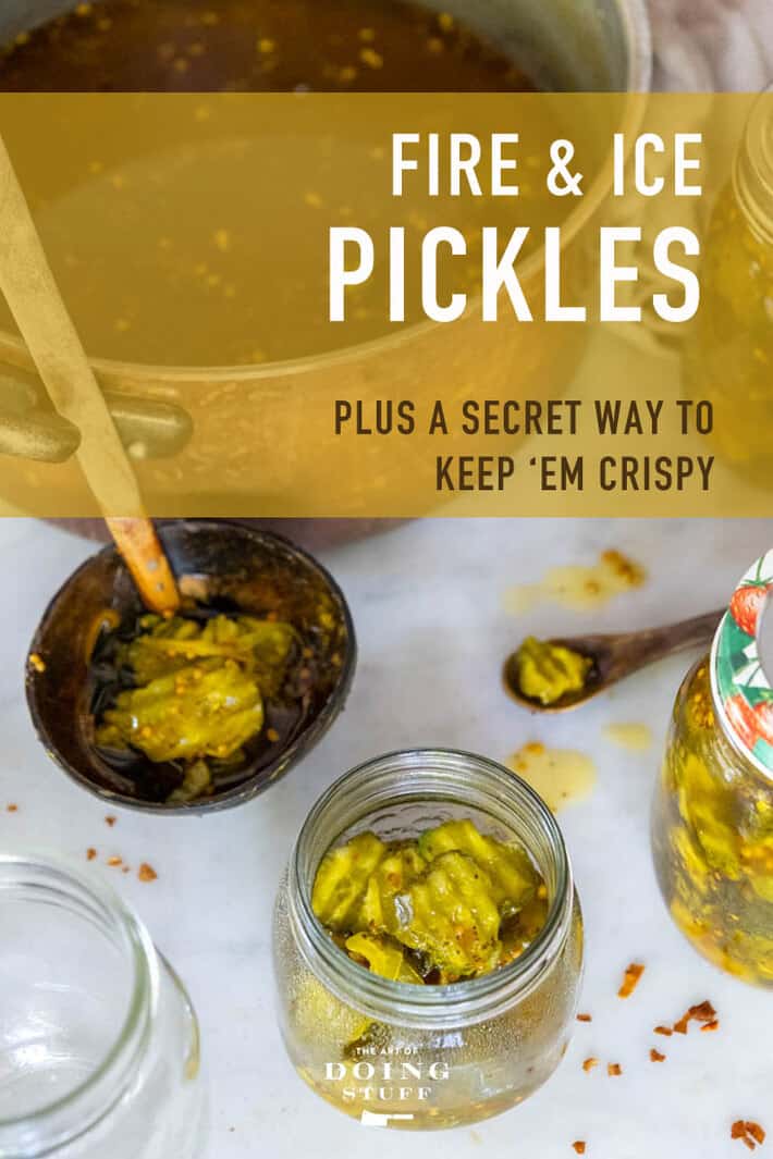 Fire & Ice Pickles! And How to Preserve Them to Keep \'Em Crispy.