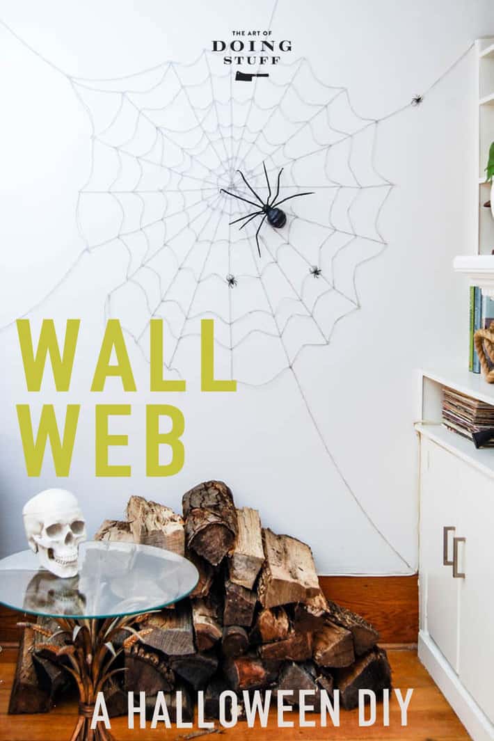 Wall Sized Halloween Spider Web.