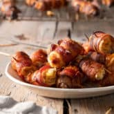 Salty & Sweet Bacon Wrapped Appetizers.