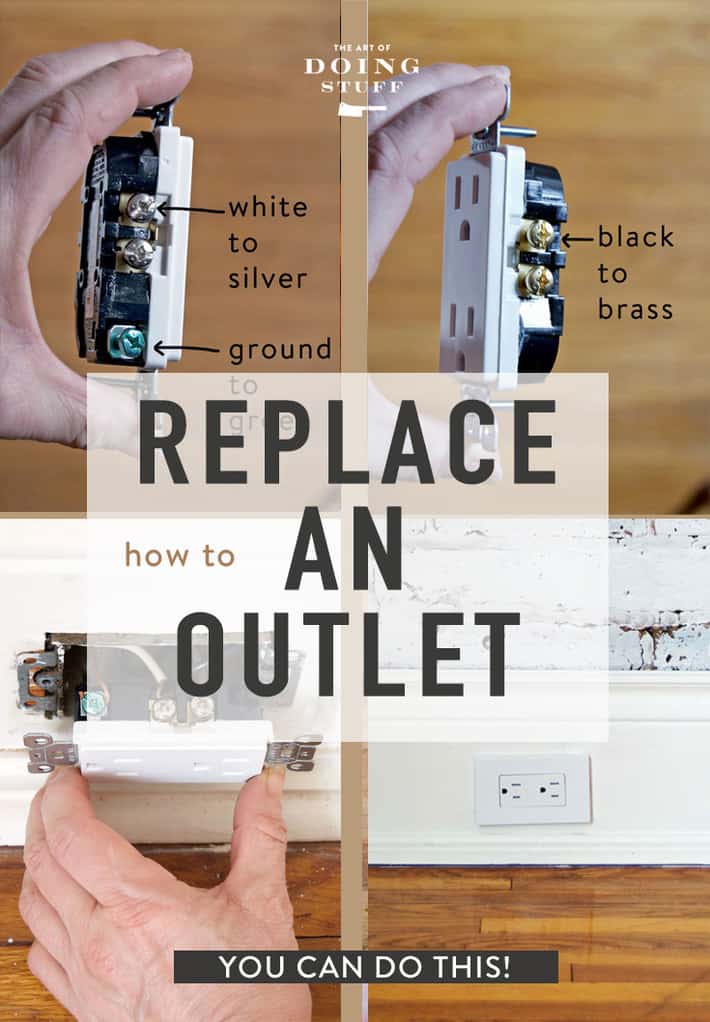 How to Replace an Electrical Outlet.  Seriously, YOU can do this.