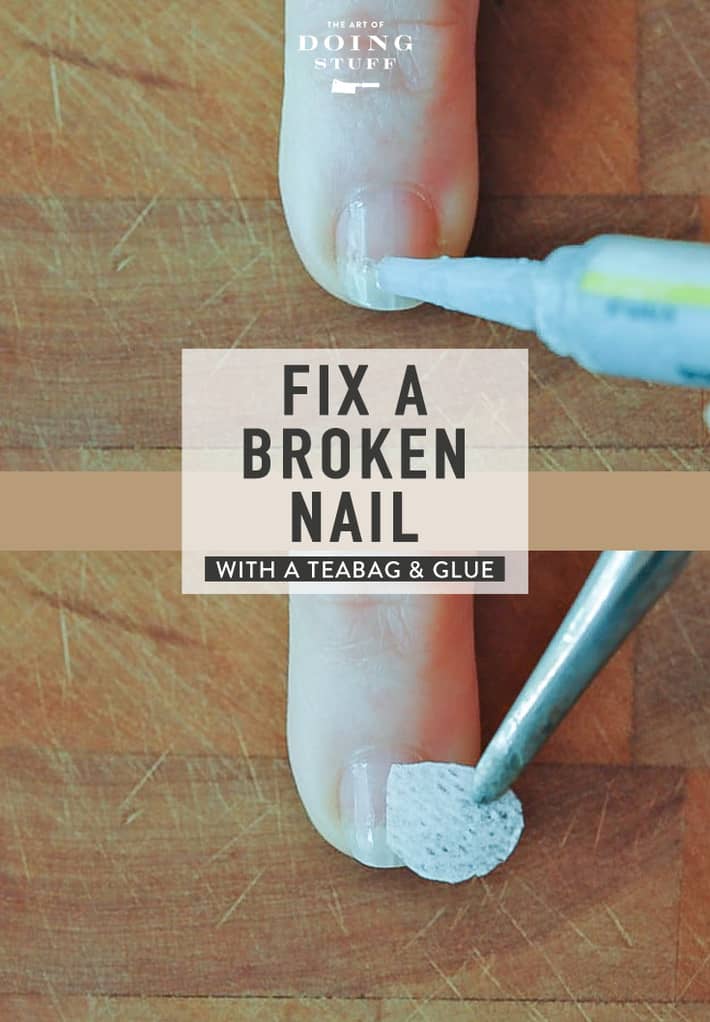 How to Fix A Broken Nail at Home