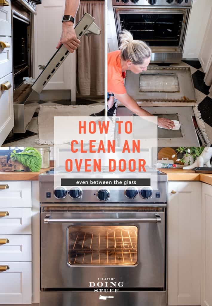 How to Clean Oven Door Glass. (Even In Between)