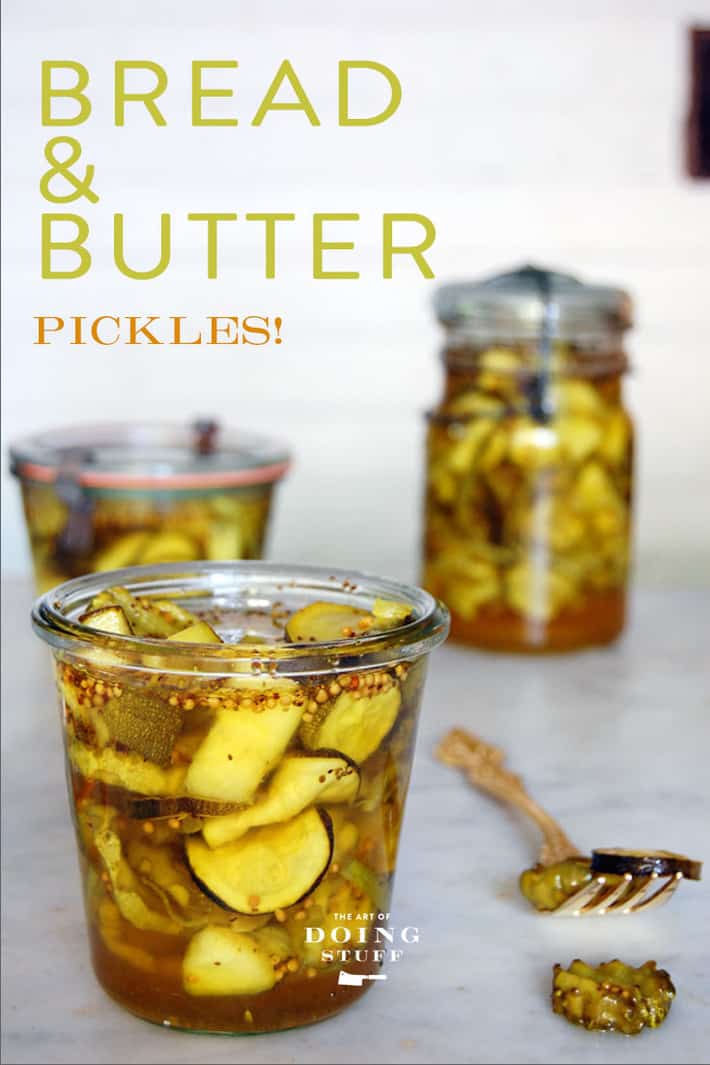 Classic Bread and Butter Pickle Recipe.