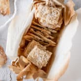 A Parmesan Sourdough Cracker Recipe.