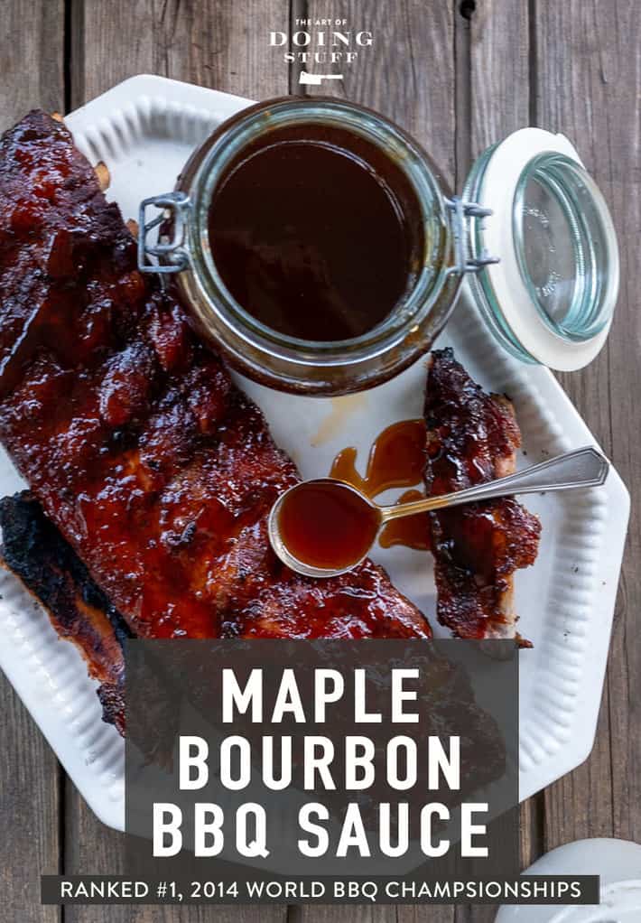 The Almost Award Winning Maple Bourbon BBQ Sauce