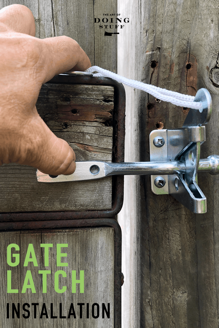 4 Tips for Installing a Self Locking Gate Latch.