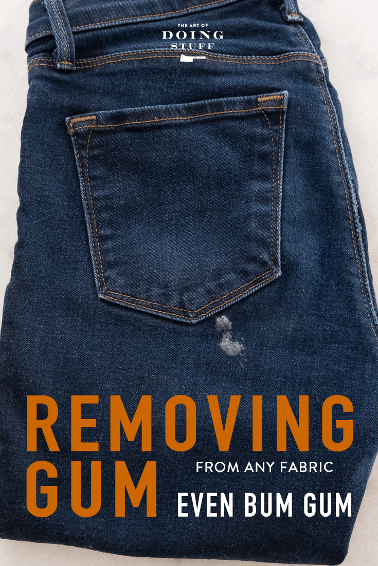 How to Remove Gum From Clothing.