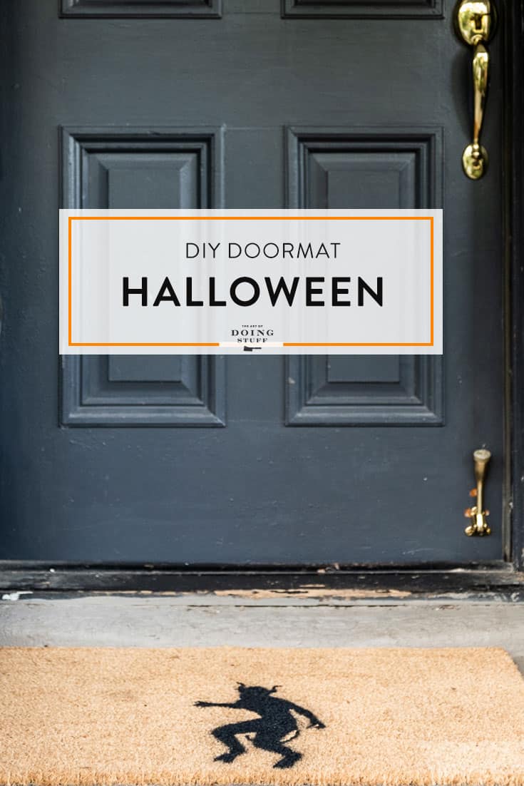 Halloween Doormat DIY