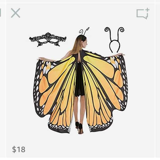 Monarch butterfly costume